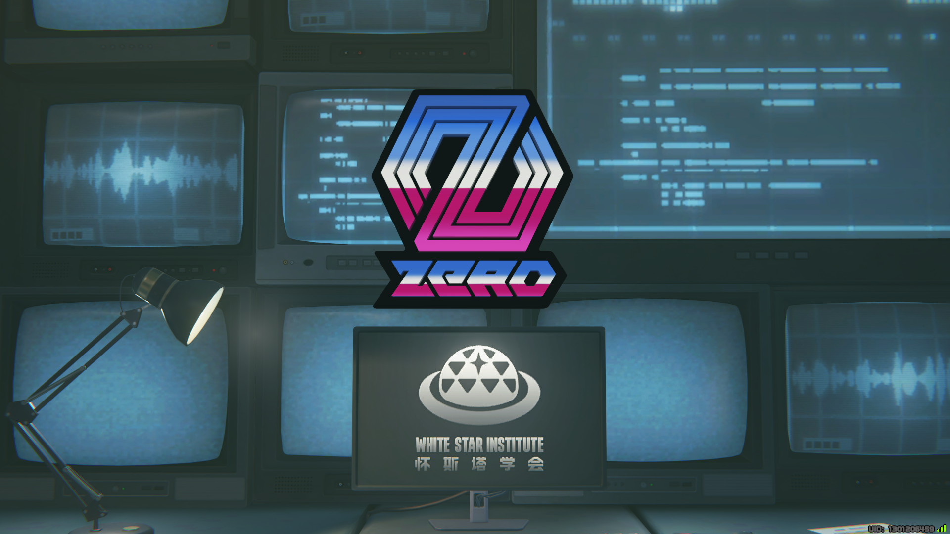 ゼンレスゾーンゼロの「迷いの地」攻略を象徴する、ゲーム内の零号ホロウのモニターがある画像